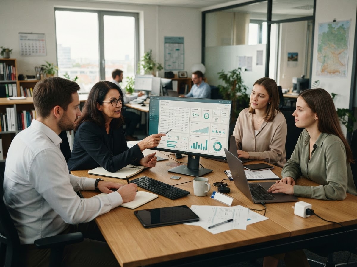 Evarik Zivel Analystenteam bei der Überprüfung von Modellparametern
